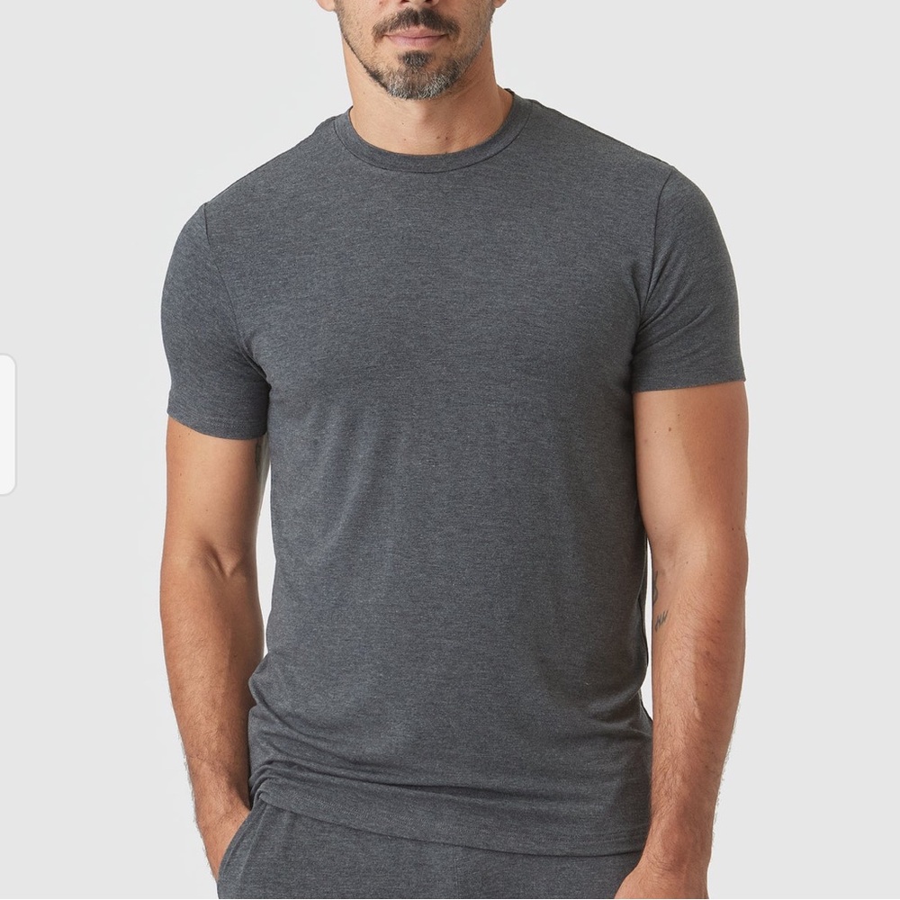 True Classic Tee Heather Gray‎ Crew Neck T-Shirt Large Nwt in packaging